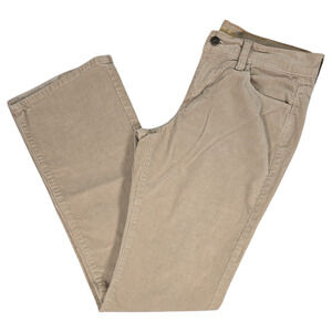 Old Navy Wom Sz 4 Khaki Corduroy Flare Leg Pants Y2K School Uniform Preppy EUC